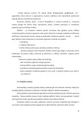 Vertybinių popierių rinkos Lietuvoje nagrinėjimas 6 puslapis
