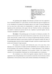 Bankroto teisinius santykius reguliuojančių projektų teisinis įvertinimas 3 puslapis