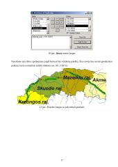 GIS maketas geodezinių punktų aukščiams analizuoti Šiaurės Lietuvoje 17 puslapis