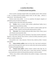 Kainodaros organizavimas įmonėje: valymo ir priežiūros paslaugos 4 puslapis