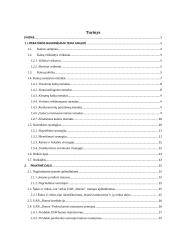 Kainodaros organizavimas: duonos gaminiai UAB "Duona"