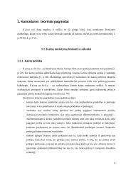 Kainodaros organizavimas: UAB "Vesida" 4 puslapis