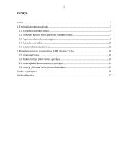 Kainodaros proceso organizavimas: UAB "Mentora" ir Ko 2 puslapis