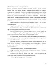 Policijos departamento prie Vidaus reikalų ministerijos (VRM) funkcijos ir uždaviniai 12 puslapis