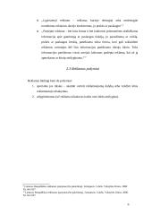 Reklama, kaip Lietuvos Respublikos Konstitucijos 25 straipsnio ir 46 straipsnio reguliavimo objektas 6 puslapis