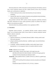 Reliacinės duomenų bazių valdymo sistemos 11 puslapis