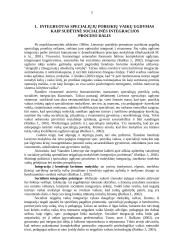 Tėvų ir pedagogų bendradarbiavimas, sprendžiant specialiųjų poreikių vaikų integruoto ugdymo bendrojo lavinimo mokykloje, klausimus 4 puslapis