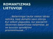 Visuomeninis ir kultūrinis sąjūdis Lietuvoje XIX amžiaus pradžioje 8 puslapis