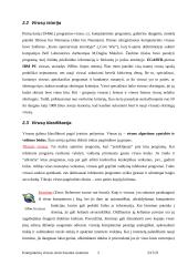 Kompiuterių virusai ir antivirusinės programos 5 puslapis