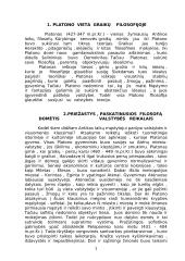 Platono vaidmuo graikų kultūroje 2 puslapis