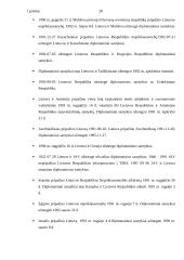 Lietuvos Respublikos (LR) diplomatiniai santykiai po Lietuvos Respublikos (LR) nepriklausomybės atkūrimo 20 puslapis