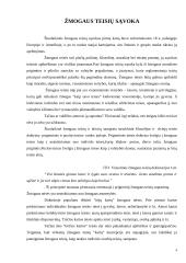 Žmogaus teisių katalogas Lietuvos Respublikos (LR) Konstitucijoje 4 puslapis