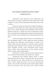 Apygardos administraciniai teismai ir jų kompetencija 10 puslapis