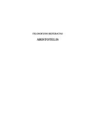 Aristotelis ir jo filosofinės idėjos