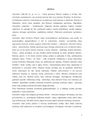 Aristotelis ir jo filosofinės idėjos 3 puslapis