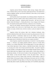 Aurelijus Augustinas. Dieviškosios Iliuminacijos teorija 8 puslapis