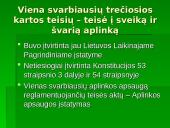 Europos Sąjungos (ES) aplinkos teisės normų perkėlimo į Lietuvos nacionalinę teisę problemos 2 puslapis