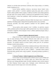 Informacijos paieška - programa Internet Explorer 13 puslapis