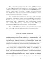 Informacinė visuomenė bei jos kūrimas Lietuvoje 6 puslapis