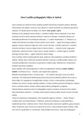 Jono Laužiko pedagoginės idėjos ir darbai 5 puslapis