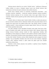 Lietuvos Respublikos prezidento teisinė padėtis 2 puslapis