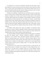 Lietuvos Respublikos prezidento teisinė padėtis 6 puslapis