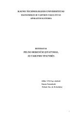 Pelno mokesčio įstatymas. Pelno mokesčio įstatymo taikymo ypatybės