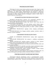 Psichologijos mokslo priešistorė 9 puslapis