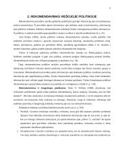 Rekomendavimas viešojoje politikoje 5 puslapis