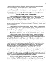 Socialinė integracija visuomenėje, jaunimo išsilavinimas, įdarbinimas 8 puslapis