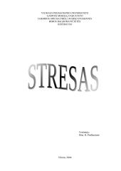 Stresas, jo priežastys 