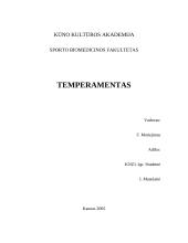 Temperamento tipai, seksualinis temperamentas bei vaiko temperamentas