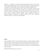 Vyriausybės formavimas bei jos įgaliojimai ir kompetencija 8 puslapis