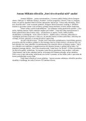 A. Miškinis "Stovi tėvo dvareliai tušti"