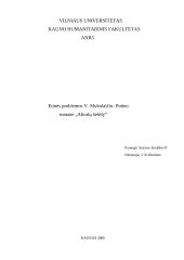 Etinės problemos V. Mykolaičio-Putino romane "Altorių šešėly"