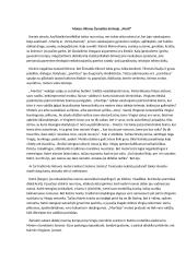 Moters likimas apsakyme "Marti"