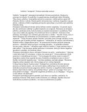 Sofoklio “Antigonės” Pirmojo epeisodijo analizė 