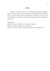 Straipsnių analizė: "Verslo žinios" 6 puslapis