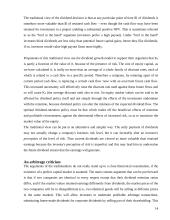 Dividend: meaning, valuation and policies in different types of markets 14 puslapis