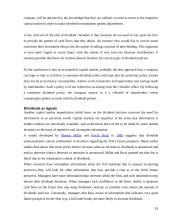 Dividend: meaning, valuation and policies in different types of markets 18 puslapis