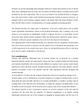 Dividend: meaning, valuation and policies in different types of markets 19 puslapis