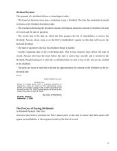 Dividend: meaning, valuation and policies in different types of markets 6 puslapis