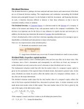 Dividend: meaning, valuation and policies in different types of markets 8 puslapis