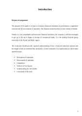 Financial analysis: bank "Nordea" 3 puslapis