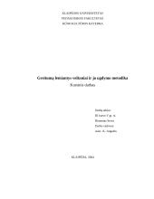 Greitumą lemiantys veiksniai ir jo ugdymo metodika
