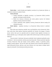 Ilgalaikės investicijos ir jų finansavimas 3 puslapis