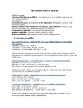 Įmonės AB "Sanitas" finansinė analizė 3 puslapis