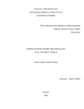 Įmonių bankrutinimo organizacijos veikla: UAB "Atveika"