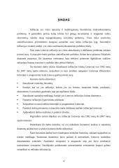 Infliacija ir infliacijos kitimo analizė Lietuvoje 4 puslapis