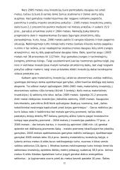 Investicijų dalis bendro vidaus produkto (BVP) struktūroje ir jos kitimas Lietuvoje 12 puslapis